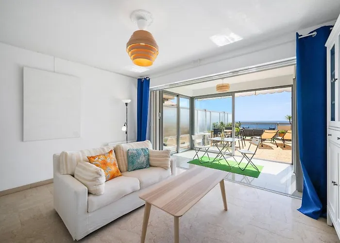 Lhorizon - Vue - Terrasse - Parking - Wifi 芒通