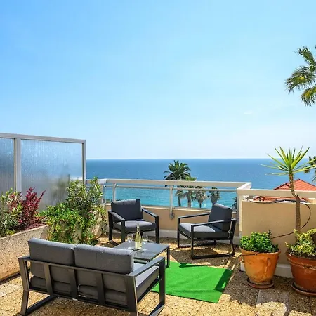 Lhorizon - Vue - Terrasse - Parking - Wifi * مينتون